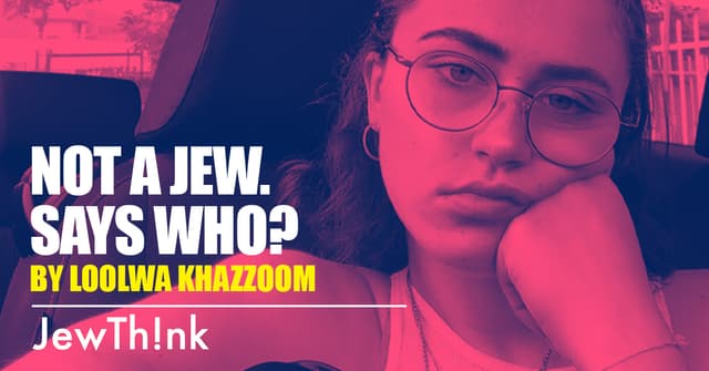 Not a Jew. Says Who?