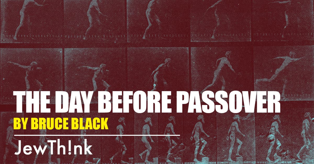 The day before Passover