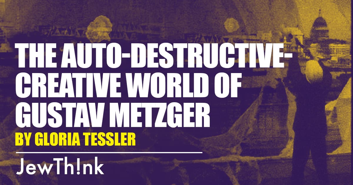 The Auto-Destructive-Creative World of Gustav Metzger
